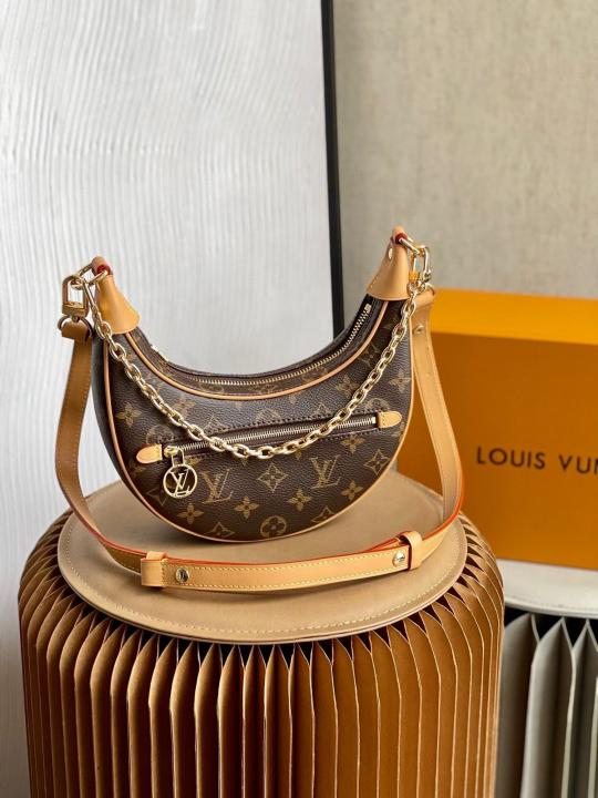 LOUIIS VUIITTON LOOP LEATHER MONOGRAM WITH OG BOX AND DUST BAG