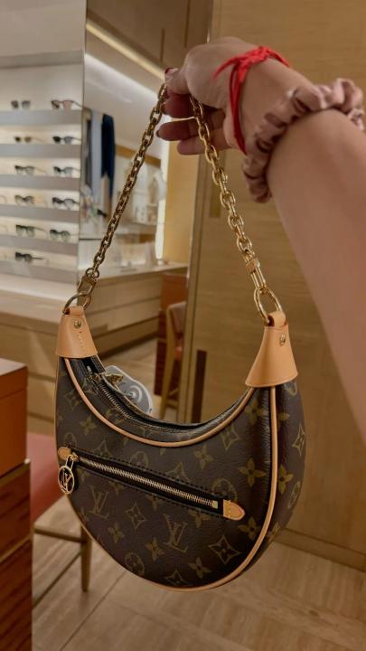 LOUIIS VUIITTON LOOP LEATHER MONOGRAM WITH OG BOX AND DUST BAG