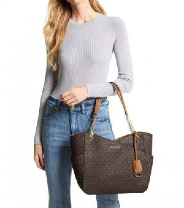 Michaeel Kors Jet Set Travel Chain Shoulder Tote Bag Witch Dust Bag