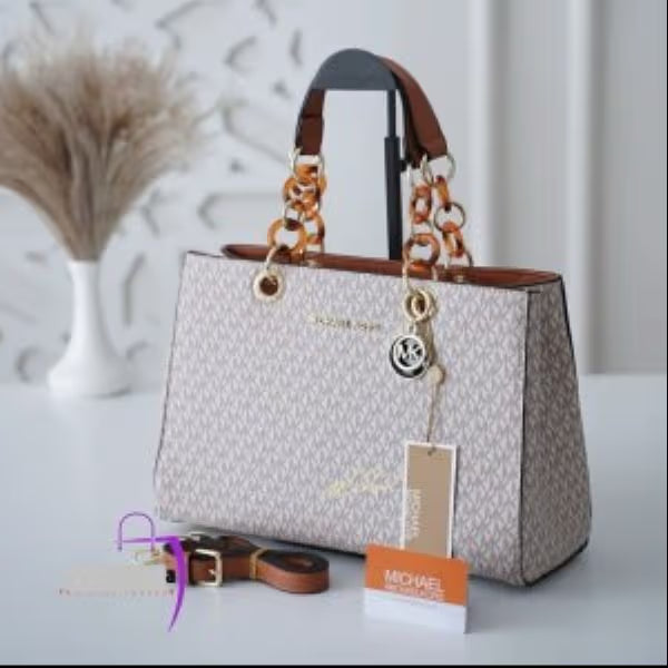 MIICHAEL KORS CYNTHIA TOTE WITH DUST BAG AND SLING