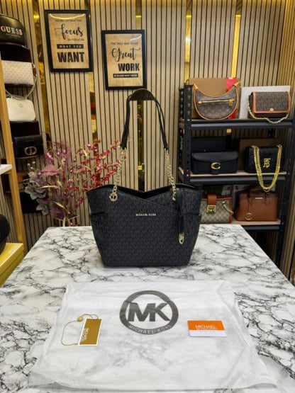 Michaeel Kors Jet Set Travel Chain Shoulder Tote Bag Witch Dust Bag