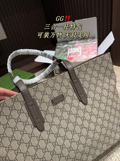 GUCCII TOTE THREE PCS COMBO SET