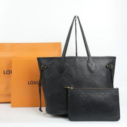 LOUIS VUTTION NEVERFULL chex PATTERN PREMIUM QUALITY WITH OG BOX