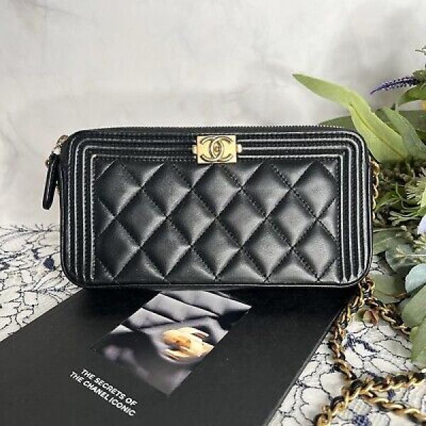 Chanel wallet with box premium quality