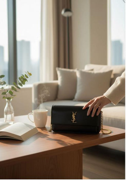 Saiint Laurent Sunset Shoulder Bag With Box And Dust Bag