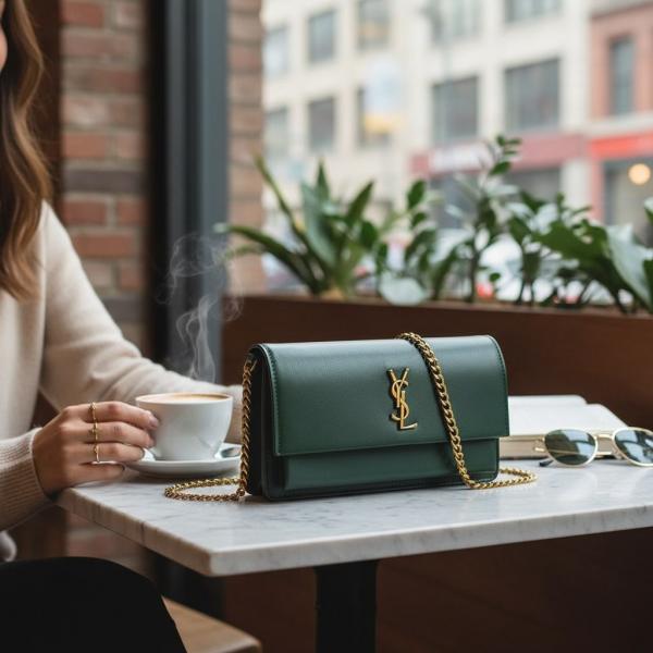Saiint Laurent Sunset Shoulder Bag With Box And Dust Bag