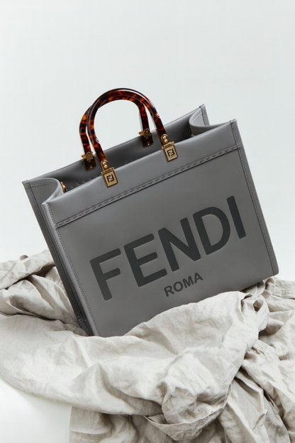 Fendii Sunshine Shopper Tote With Charm LongBelt