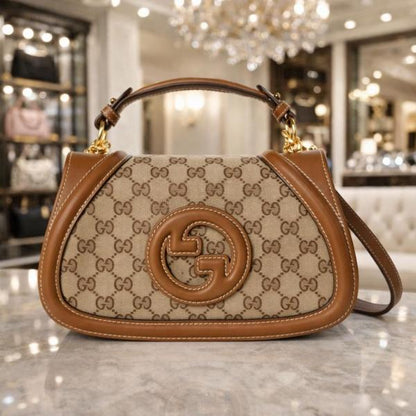 Gucci Blondie Top Handle Sling Bag With Box Dustbag SlingBelt
