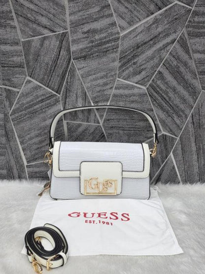 Gues Lexi Baguette Crossbody Bag With premium quality
