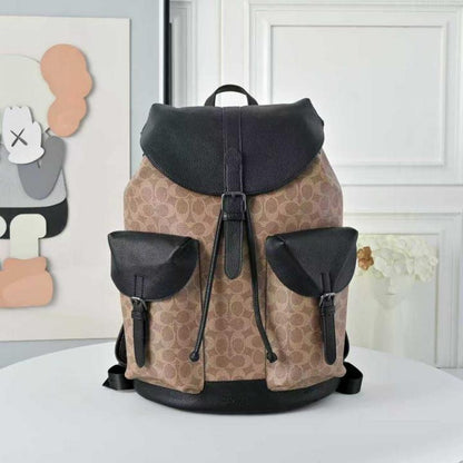 Coachh Warner Signature Large Backpack With DustCover CarryBag