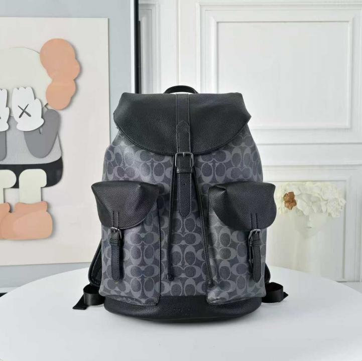 Coachh Warner Signature Large Backpack With DustCover CarryBag