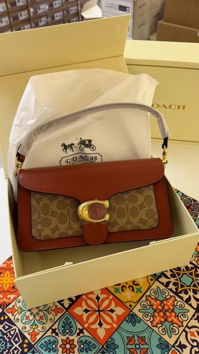 COACHH tabby leather shoulder bag dubble box