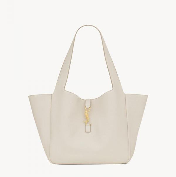 saiint laurent grained leather totebag with dustbag