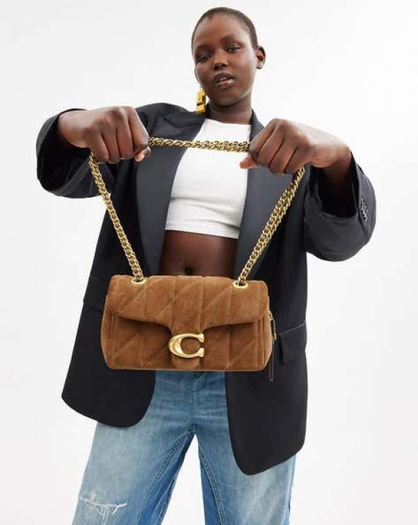 Coachh Tabby Leather Shoulder Bag With Box Dust bag Bill
