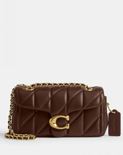 Coachh Tabby Leather Shoulder Bag With Box Dust bag Bill