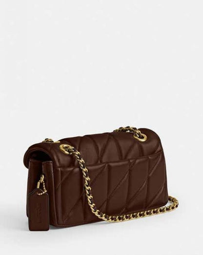 Coachh Tabby Leather Shoulder Bag With Box Dust bag Bill