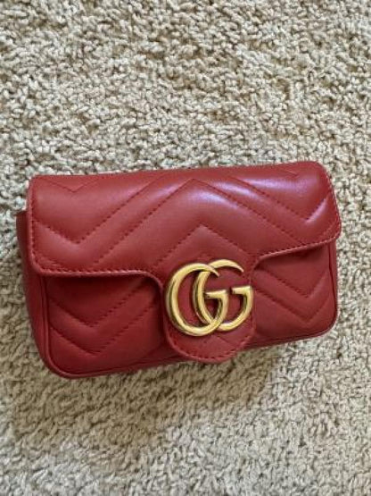 Guccii marmont mini sling bag premium quality with og box