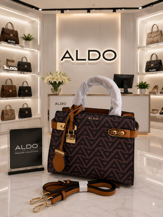 Alldo Lisbon Womens White Satchel with box