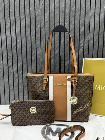 Michaell Kors Jet Set Tote With Wallet DustCover CarryBag