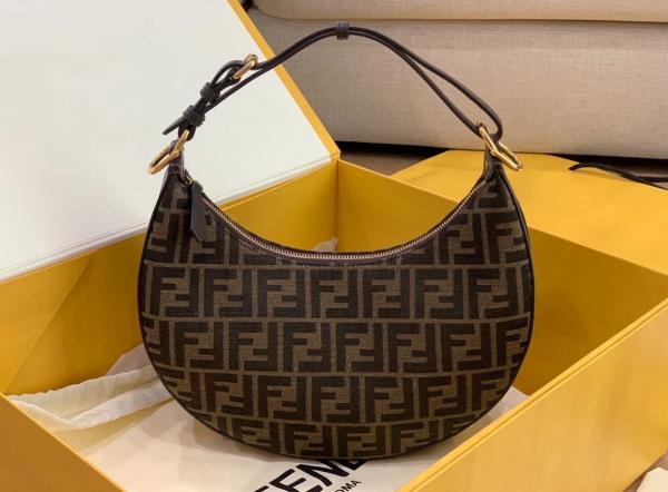 Fendii Tan ShoulderBag With Original Box Dust Cover