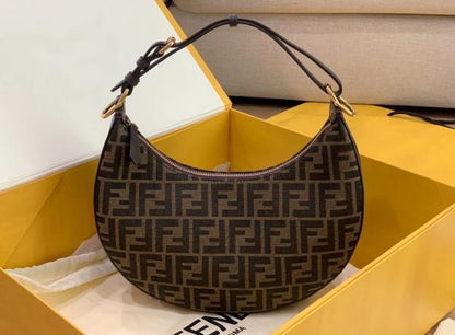 Fendii Tan ShoulderBag With Original Box Dust Cover