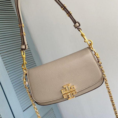 Toryy Burch Britten Small Convertible Shoulder Bag With Box
