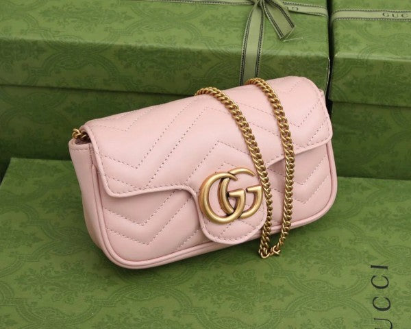 Guccii marmont mini sling bag premium quality with og box