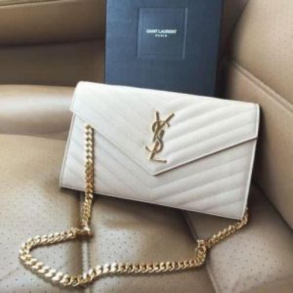 Saiint Laurent Envelope Bag With Double Box &amp; Dust Cover