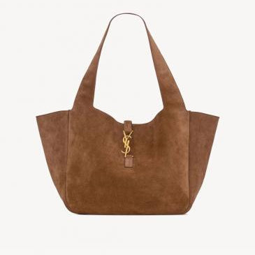 saiint laurent grained leather totebag with dustbag