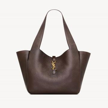 saiint laurent grained leather totebag with dustbag