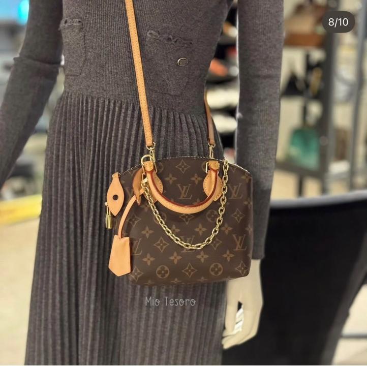 LOUIIS VUITTON LV LOCKIT MONOGRAM HANDBAG WITH PREMIUM QUALITY BOX