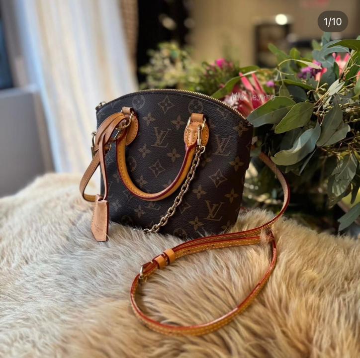 LOUIIS VUITTON LV LOCKIT MONOGRAM HANDBAG WITH PREMIUM QUALITY BOX