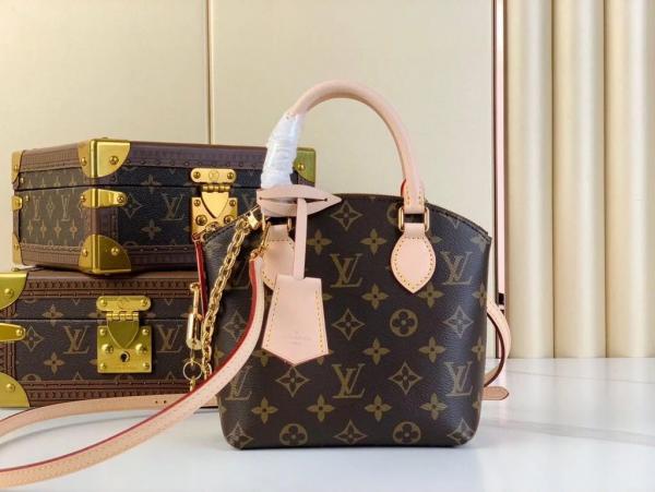 LOUIIS VUITTON LV LOCKIT MONOGRAM HANDBAG WITH PREMIUM QUALITY BOX