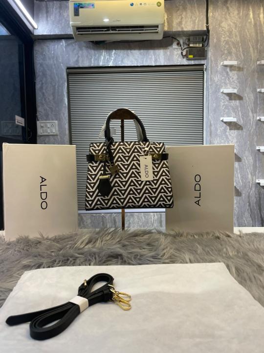 Alldo Lisbon Womens White Satchel with box