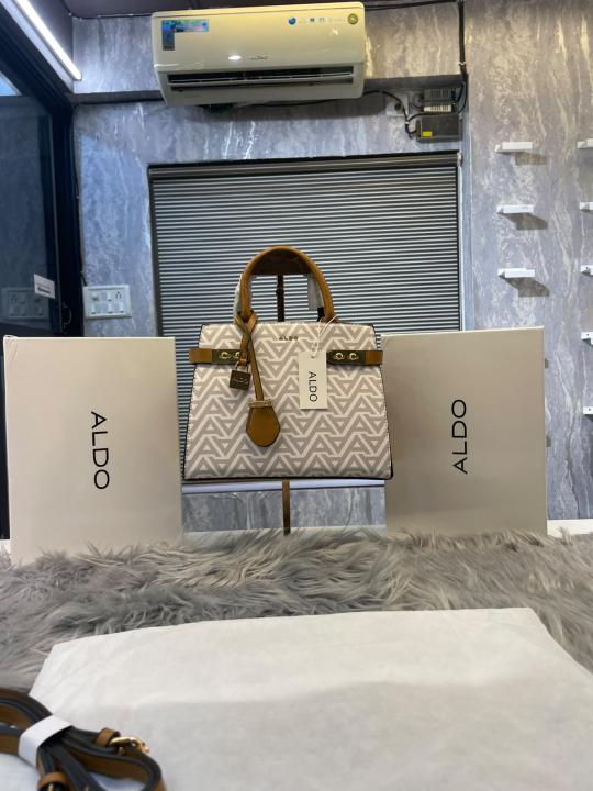 Alldo Lisbon Womens White Satchel with box