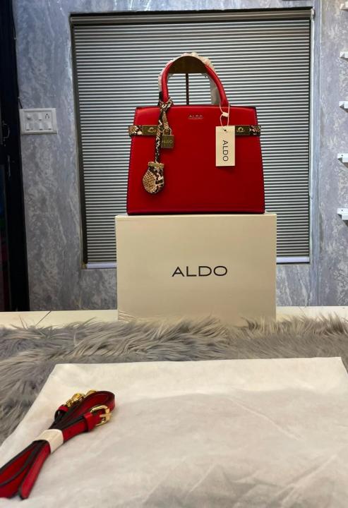 Alldo Lisbon Womens White Satchel with box