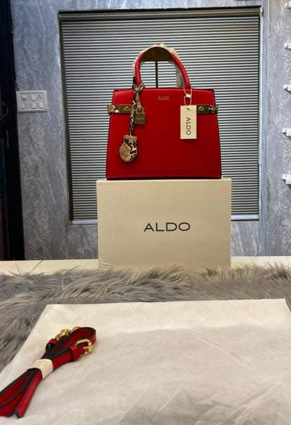 Alldo Lisbon Womens White Satchel with box