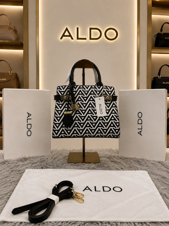 Alldo Lisbon Womens White Satchel with box