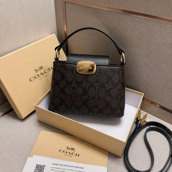 Coachh mollie signature bucket bag with premium quality og box
