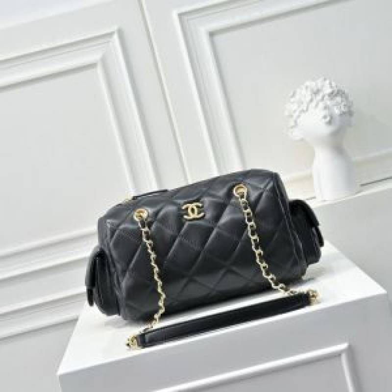 CHANELL BOWLING QUILTED HANDBAG WITH PREMIUM QUALITY BOX