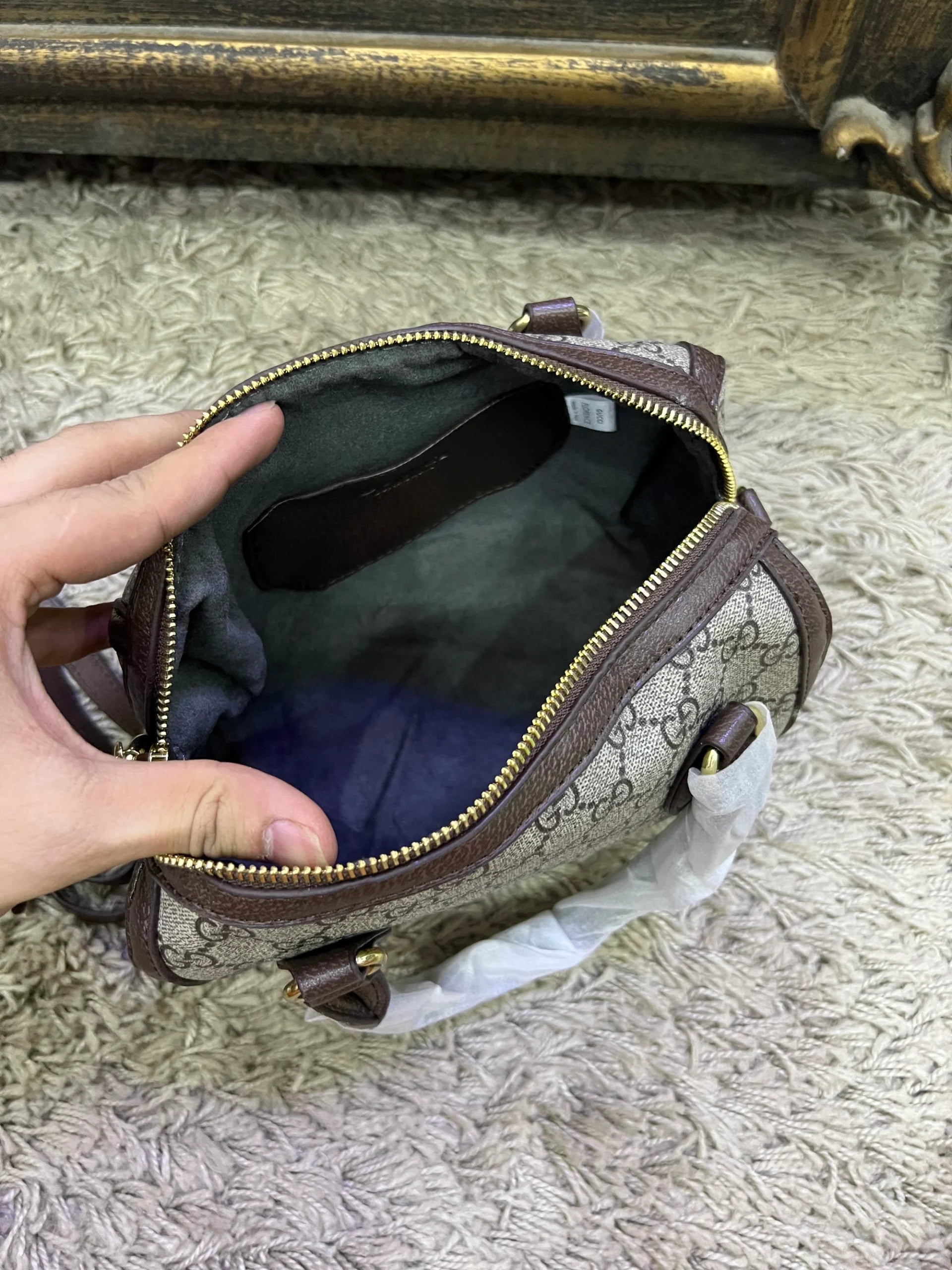 Gucci ophidia speedy with dust cover