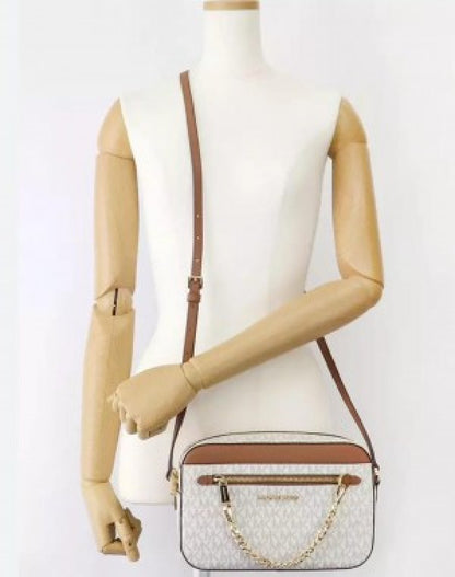 MichaelKors Jet Set East West Chain Crossbody Sling with box