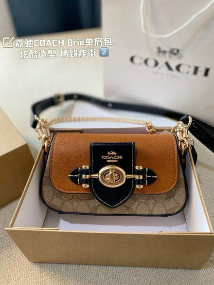 Coach brie sling bag premium quality with box