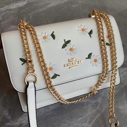 Coacch Klare flower Crossbody In Signature Bag With OG Box &amp; Dust Bag