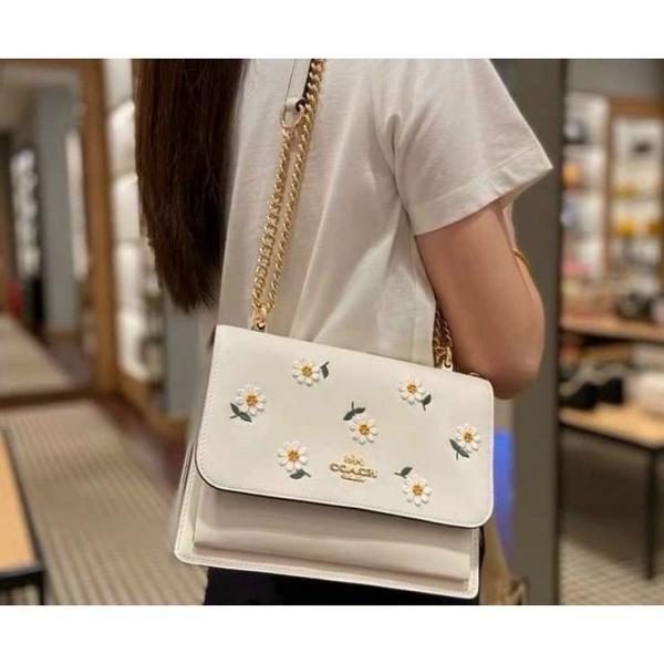 Coacch Klare flower Crossbody In Signature Bag With OG Box &amp; Dust Bag