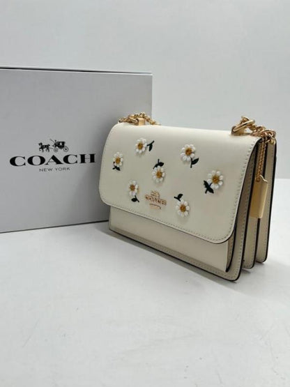 Coacch Klare flower Crossbody In Signature Bag With OG Box &amp; Dust Bag