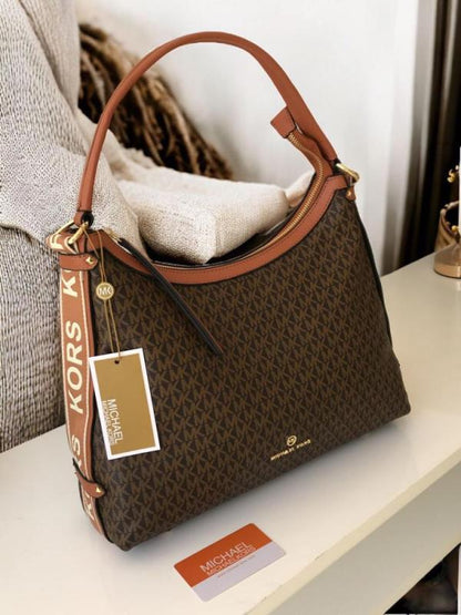 Michaell Korrs Hobo Shoulder Bag With Dust Bag Includes Logo