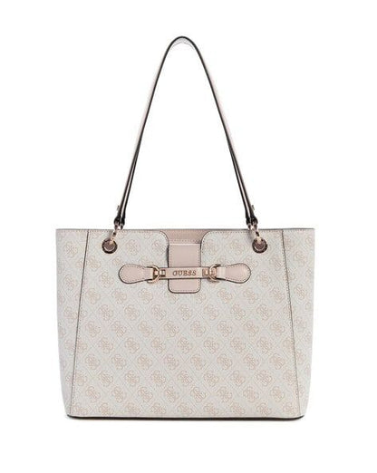 Gues typographic pearl tote bag