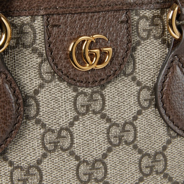 GUCCI OPHIDIA MINI TOTE BAG WITH MAGNATIC BOX