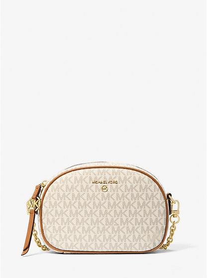 Michael Kors jet set charm small camera crossbody purse bag handbag messenger mk with box